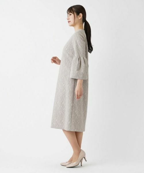 Leilian / レリアン ドレス | 【セレモニー】ストレッチミディ丈ワンピース | 詳細11