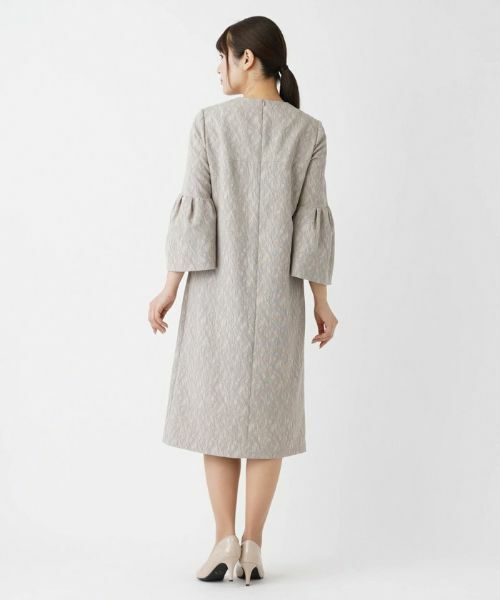 Leilian / レリアン ドレス | 【セレモニー】ストレッチミディ丈ワンピース | 詳細12