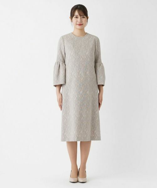 Leilian / レリアン ドレス | 【セレモニー】ストレッチミディ丈ワンピース | 詳細13