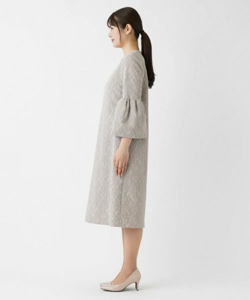 Leilian / レリアン ドレス | 【セレモニー】ストレッチミディ丈ワンピース | 詳細14