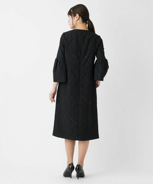 Leilian / レリアン ドレス | 【セレモニー】ストレッチミディ丈ワンピース | 詳細26