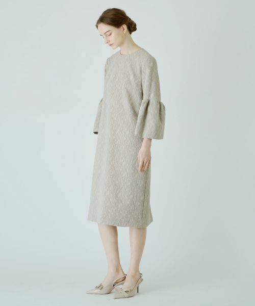 Leilian / レリアン ドレス | 【セレモニー】ストレッチミディ丈ワンピース | 詳細6