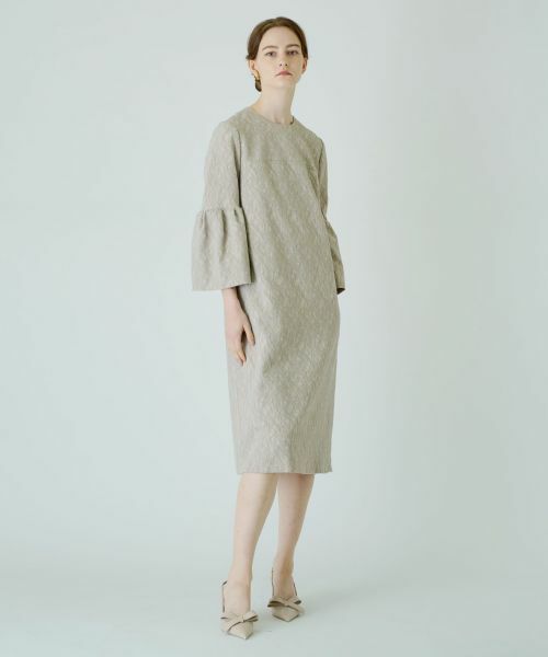 Leilian / レリアン ドレス | 【セレモニー】ストレッチミディ丈ワンピース | 詳細8