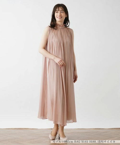 Leilian / レリアン ドレス | 【店舗人気】フリルカラーロングワンピース | 詳細9