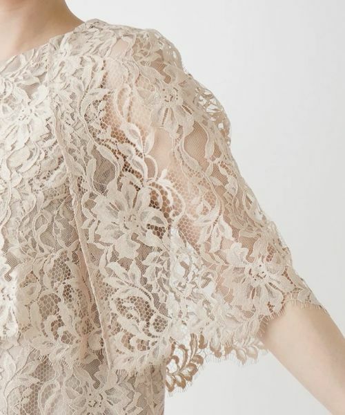 Leilian / レリアン ドレス | ミディ丈総レースワンピース | 詳細16