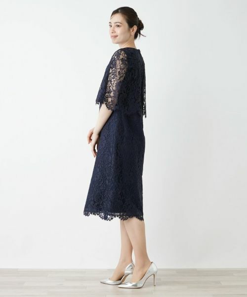 Leilian / レリアン ドレス | ミディ丈総レースワンピース | 詳細22