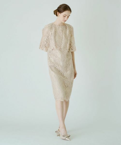 Leilian / レリアン ドレス | ミディ丈総レースワンピース | 詳細5