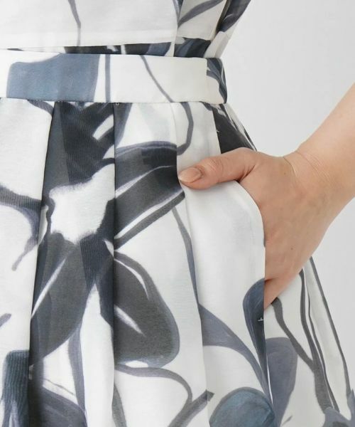 Leilian / レリアン ミニ・ひざ丈スカート | 【店舗人気】フラワープリントスカート | 詳細14