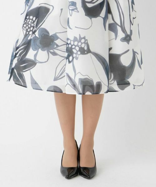 Leilian / レリアン ミニ・ひざ丈スカート | 【店舗人気】フラワープリントスカート | 詳細16