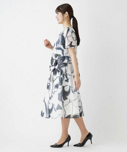 Leilian / レリアン ミニ・ひざ丈スカート | 【店舗人気】フラワープリントスカート | 詳細8