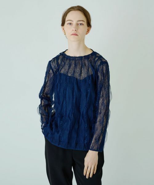 Leilian / レリアン カットソー | 総レースプルオーバー | 詳細10