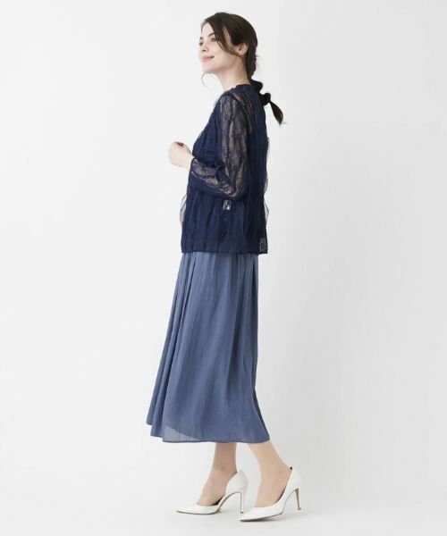 Leilian / レリアン カットソー | 総レースプルオーバー | 詳細14