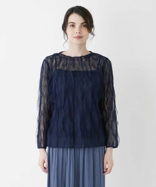 Leilian / レリアン カットソー | 総レースプルオーバー | 詳細16