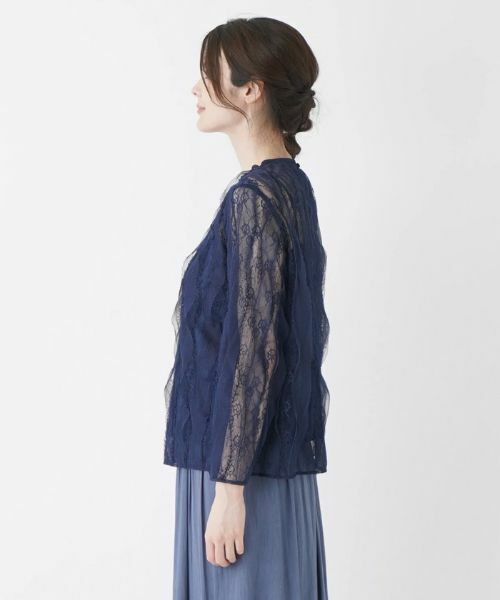 Leilian / レリアン カットソー | 総レースプルオーバー | 詳細17