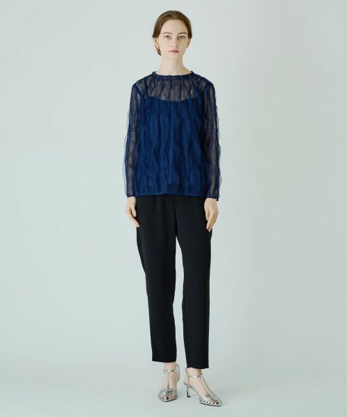 Leilian / レリアン カットソー | 総レースプルオーバー | 詳細2