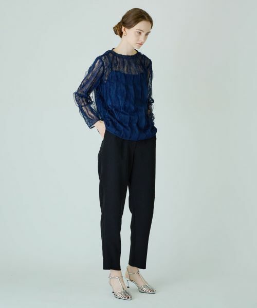 Leilian / レリアン カットソー | 総レースプルオーバー | 詳細4