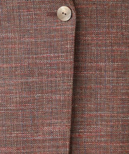 Leilian / レリアン テーラードジャケット | ストレッチ綿麻テーラードジャケット | 詳細14