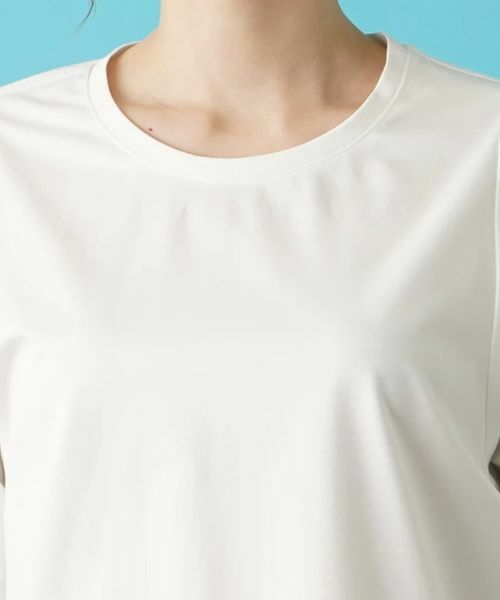 Leilian / レリアン カットソー | 異素材切替半袖カットソー | 詳細10