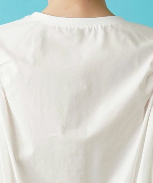 Leilian / レリアン カットソー | 異素材切替半袖カットソー | 詳細11