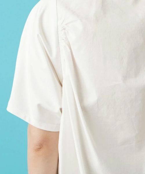 Leilian / レリアン カットソー | 異素材切替半袖カットソー | 詳細13