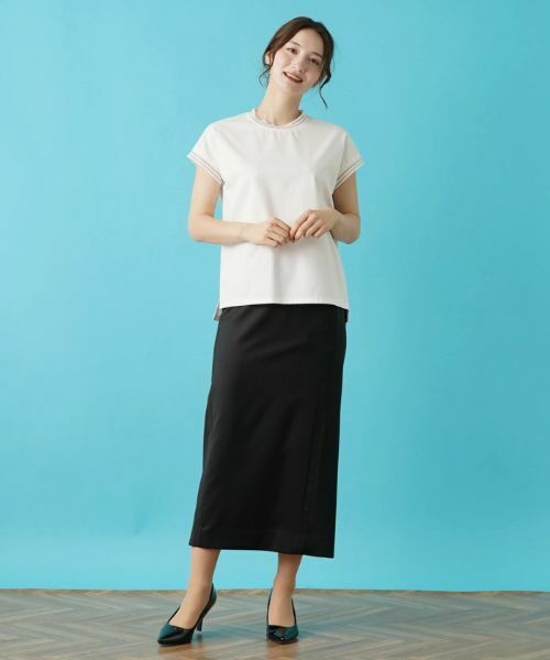 Leilian / レリアン カットソー | 【店舗人気】フレンチスリーブカットソー | 詳細1