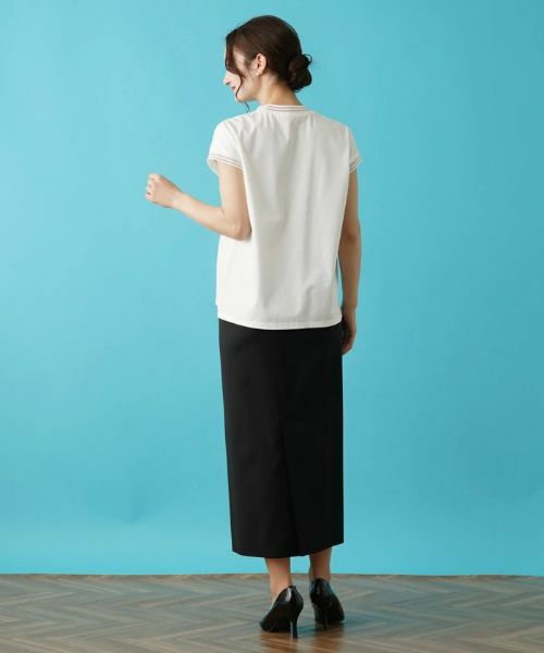 Leilian / レリアン カットソー | 【店舗人気】フレンチスリーブカットソー | 詳細3