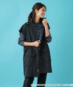 Leilian / レリアン テーラードジャケット | ロング丈ジップアップベスト