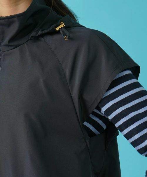 Leilian / レリアン テーラードジャケット | ロング丈ジップアップベスト | 詳細14