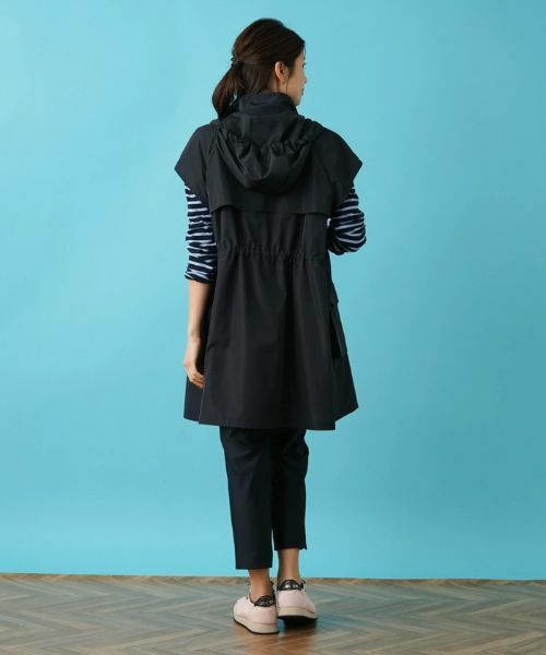 Leilian / レリアン テーラードジャケット | ロング丈ジップアップベスト | 詳細3