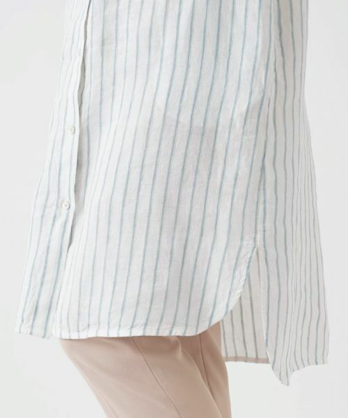 Leilian / レリアン シャツ・ブラウス | スタンドカラー羽織ブラウス | 詳細15