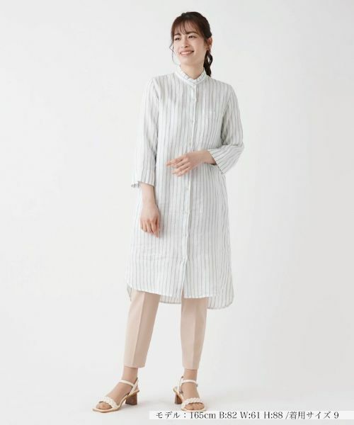 Leilian / レリアン シャツ・ブラウス | スタンドカラー羽織ブラウス | 詳細4