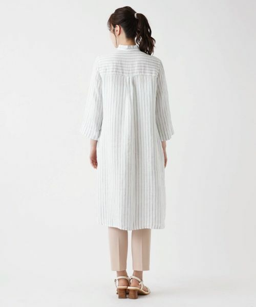 Leilian / レリアン シャツ・ブラウス | スタンドカラー羽織ブラウス | 詳細9