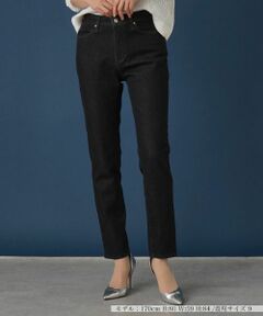 Leilian / レリアン デニムパンツ | スリムテーパードデニムパンツ【L JEANS】