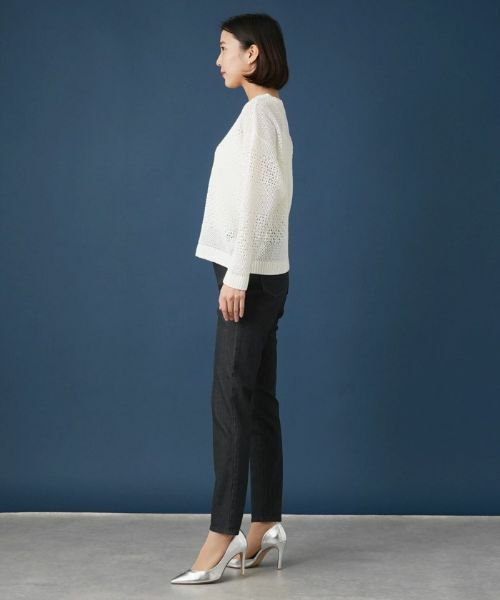 Leilian / レリアン デニムパンツ | スリムテーパードデニムパンツ【L JEANS】 | 詳細11