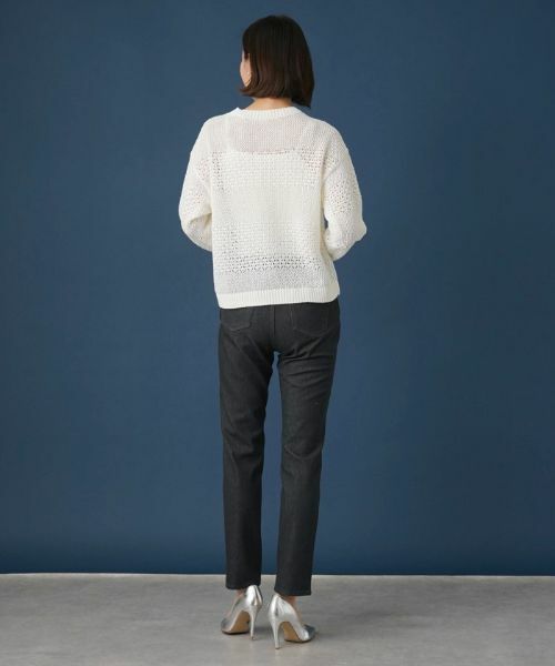 Leilian / レリアン デニムパンツ | スリムテーパードデニムパンツ【L JEANS】 | 詳細12