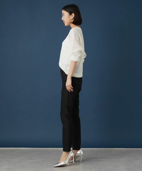 Leilian / レリアン デニムパンツ | スリムテーパードデニムパンツ【L JEANS】 | 詳細14