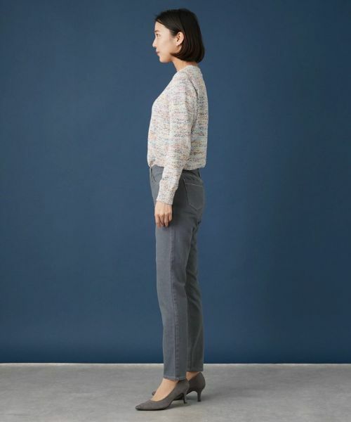 Leilian / レリアン デニムパンツ | スリムテーパードデニムパンツ【L JEANS】 | 詳細2