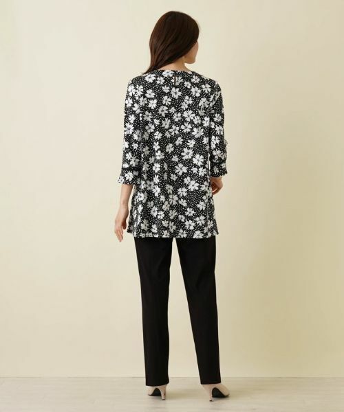 Leilian / レリアン シャツ・ブラウス | フラワープリントプルオーバーブラウス | 詳細3