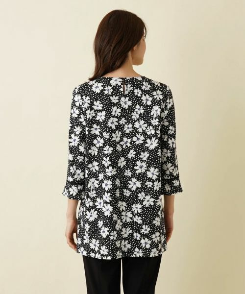 Leilian / レリアン シャツ・ブラウス | フラワープリントプルオーバーブラウス | 詳細6