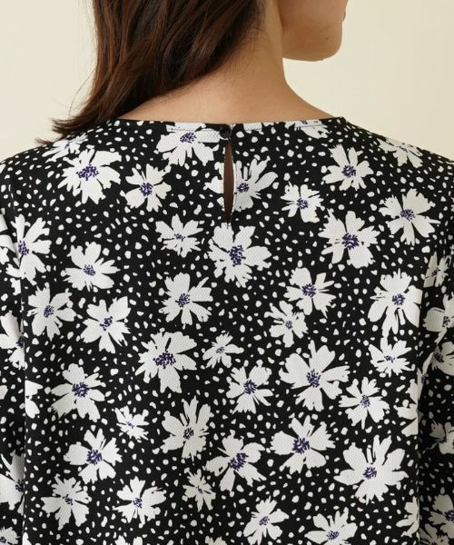 Leilian / レリアン シャツ・ブラウス | フラワープリントプルオーバーブラウス | 詳細8