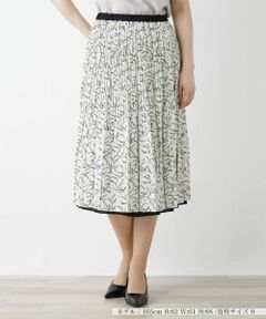 Leilian / レリアン ロング・マキシ丈スカート | プリーツスカート【Leilian WHITE LABEL】