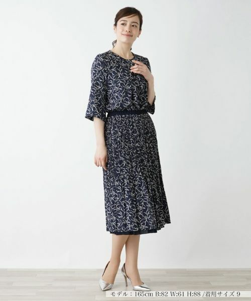 Leilian / レリアン ロング・マキシ丈スカート | プリーツスカート【Leilian WHITE LABEL】 | 詳細1