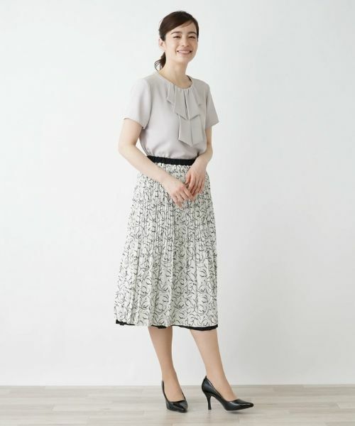 Leilian / レリアン ロング・マキシ丈スカート | プリーツスカート【Leilian WHITE LABEL】 | 詳細13