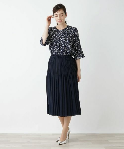 Leilian / レリアン ロング・マキシ丈スカート | プリーツスカート【Leilian WHITE LABEL】 | 詳細4