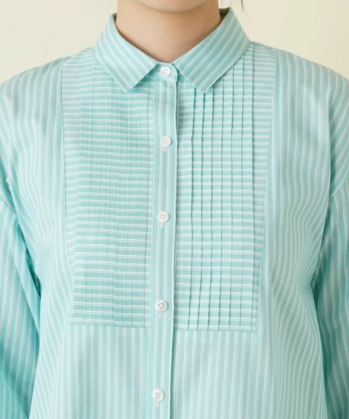 Leilian / レリアン シャツ・ブラウス | ストライプロングブラウス【SOMELOS】 | 詳細7