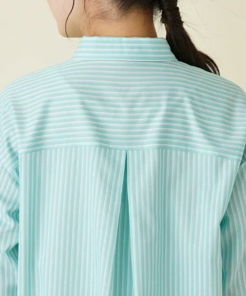 Leilian / レリアン シャツ・ブラウス | ストライプロングブラウス【SOMELOS】 | 詳細8