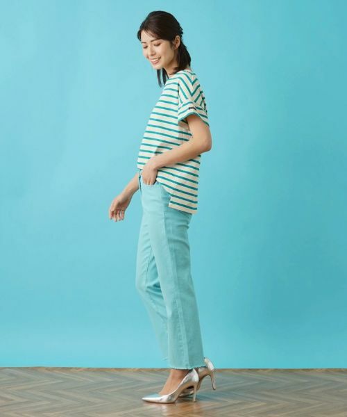 Leilian / レリアン デニムパンツ | ストレッチクロップドパンツ | 詳細15