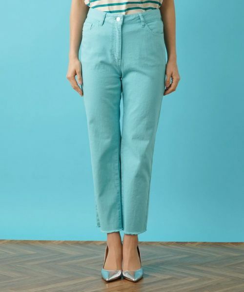 Leilian / レリアン デニムパンツ | ストレッチクロップドパンツ | 詳細17