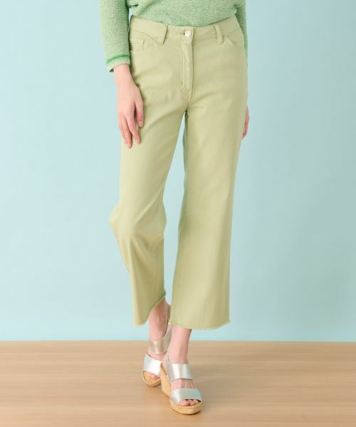 Leilian / レリアン デニムパンツ | ストレッチクロップドパンツ | 詳細2