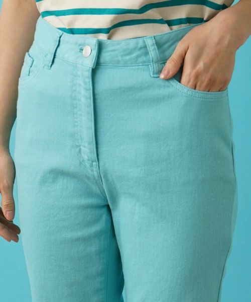 Leilian / レリアン デニムパンツ | ストレッチクロップドパンツ | 詳細20